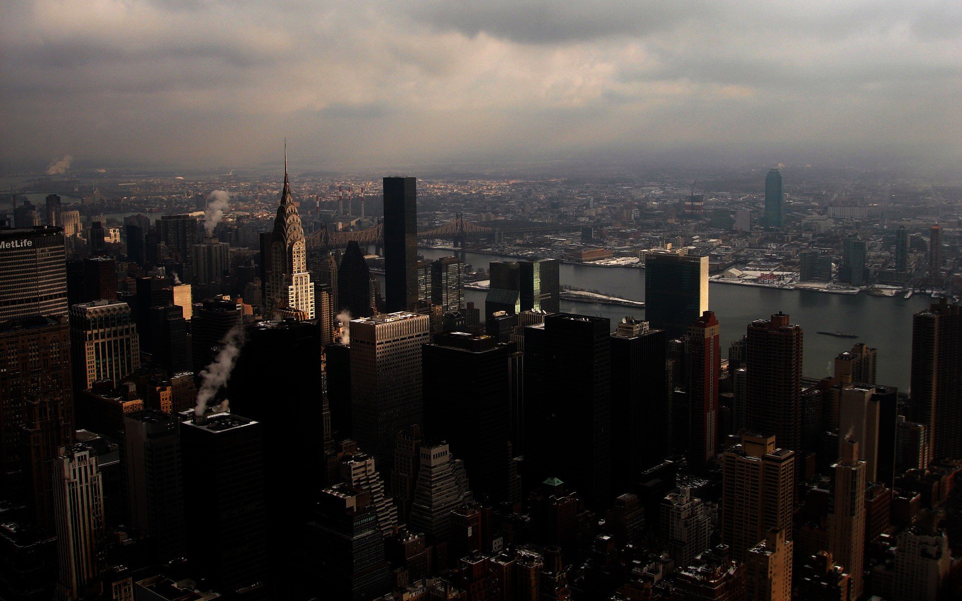 New York City, USA, City, Cityscape, Skyscraper, Overcast Wallpaper