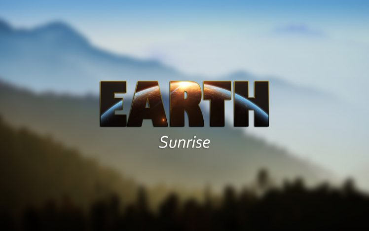 Earth, Sunrise HD Wallpaper Desktop Background