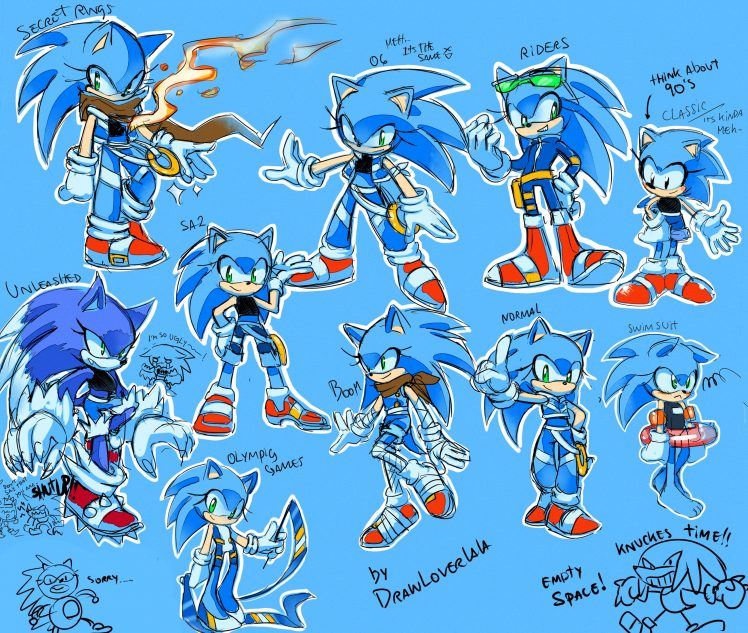 Sonic, Sonic the Hedgehog, Genderswap, Sonic Unleashed, Sonic Riders, Sonic Boom HD Wallpaper Desktop Background