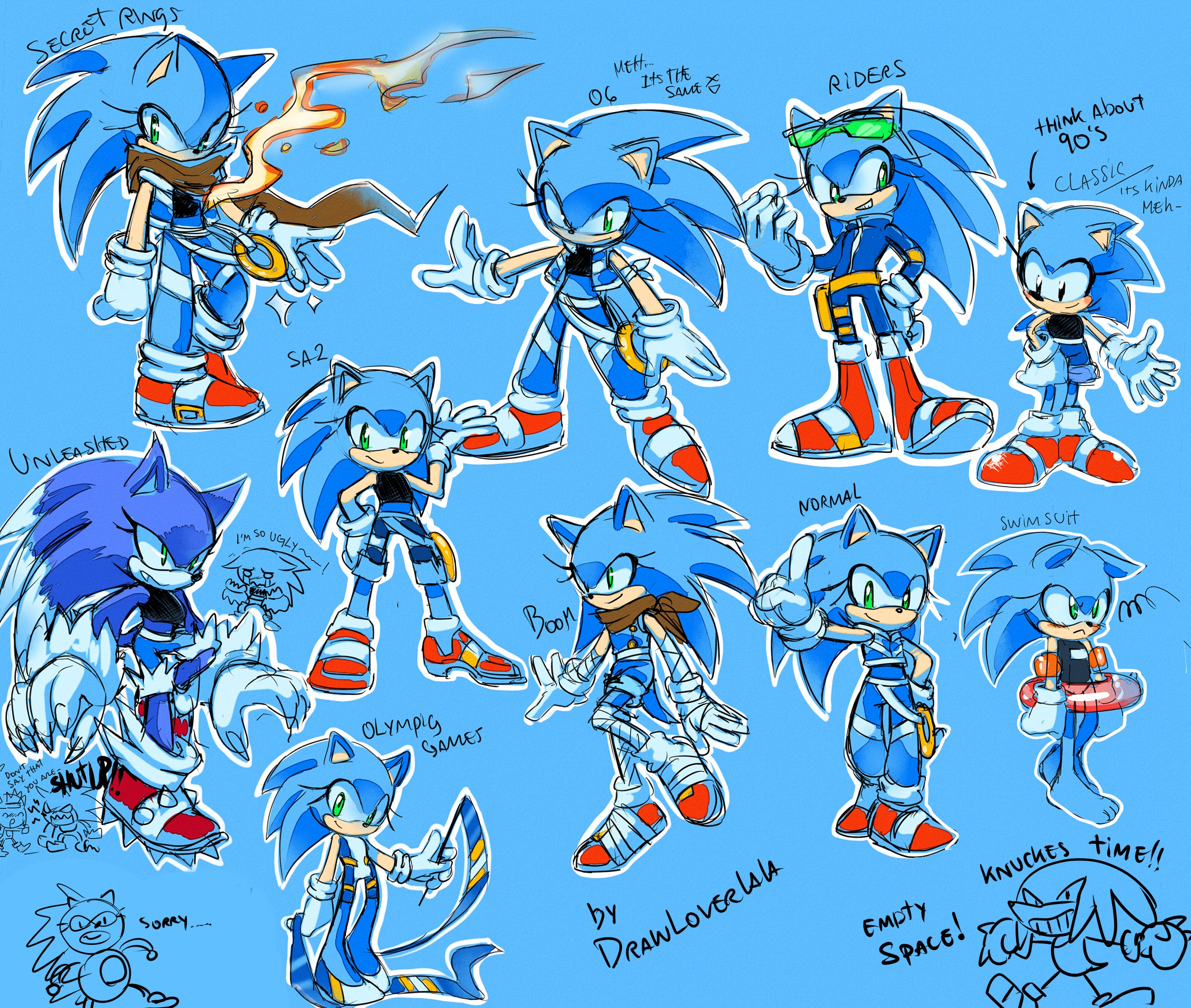 Sonic, Sonic the Hedgehog, Genderswap, Sonic Unleashed, Sonic Riders, Sonic Boom Wallpaper