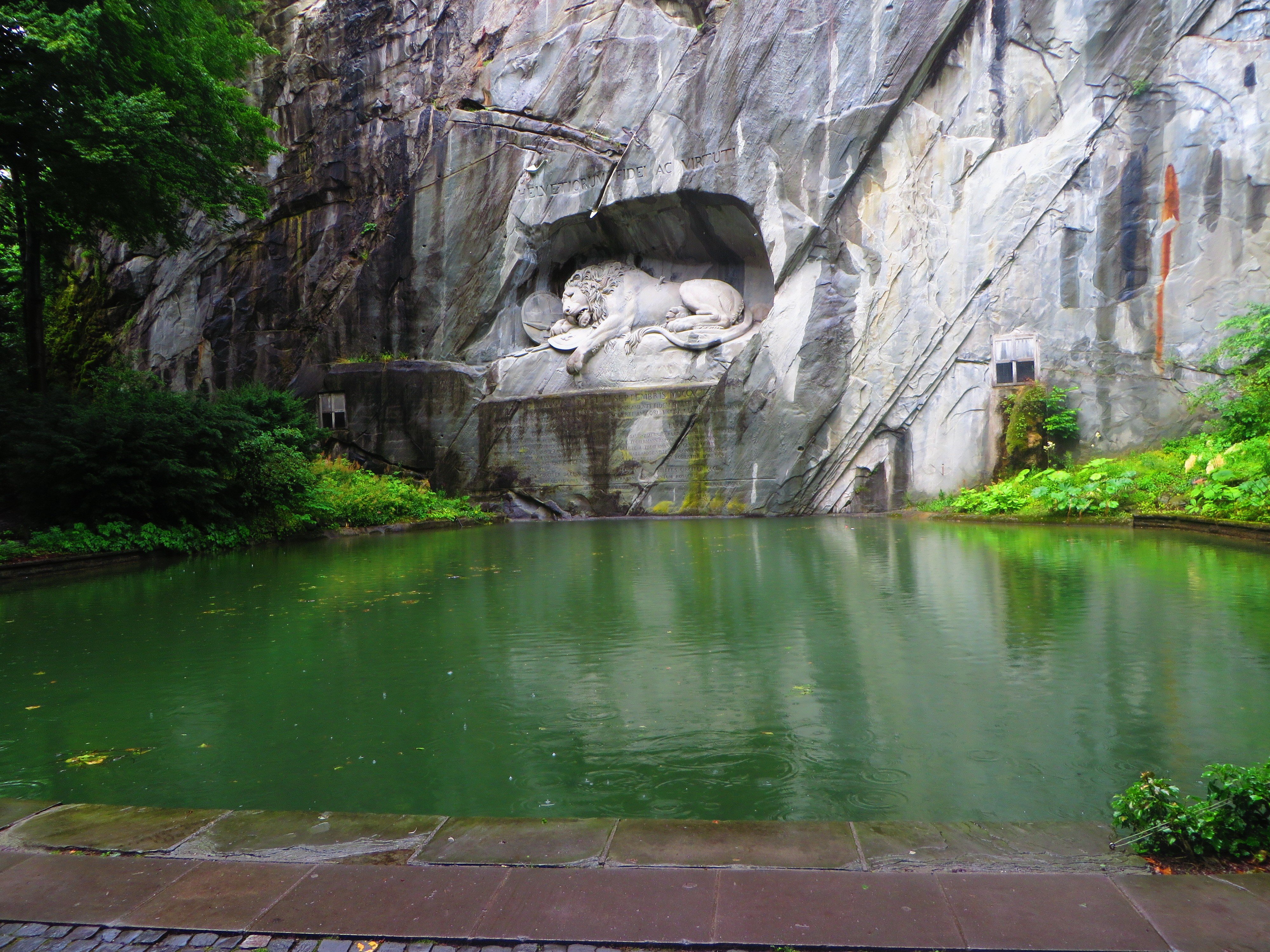 Switzerland, Lion of Lucerne, Luzern Wallpaper