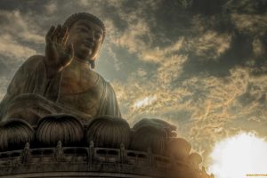 Buddha, Statue, Meditation, Religion, Evening