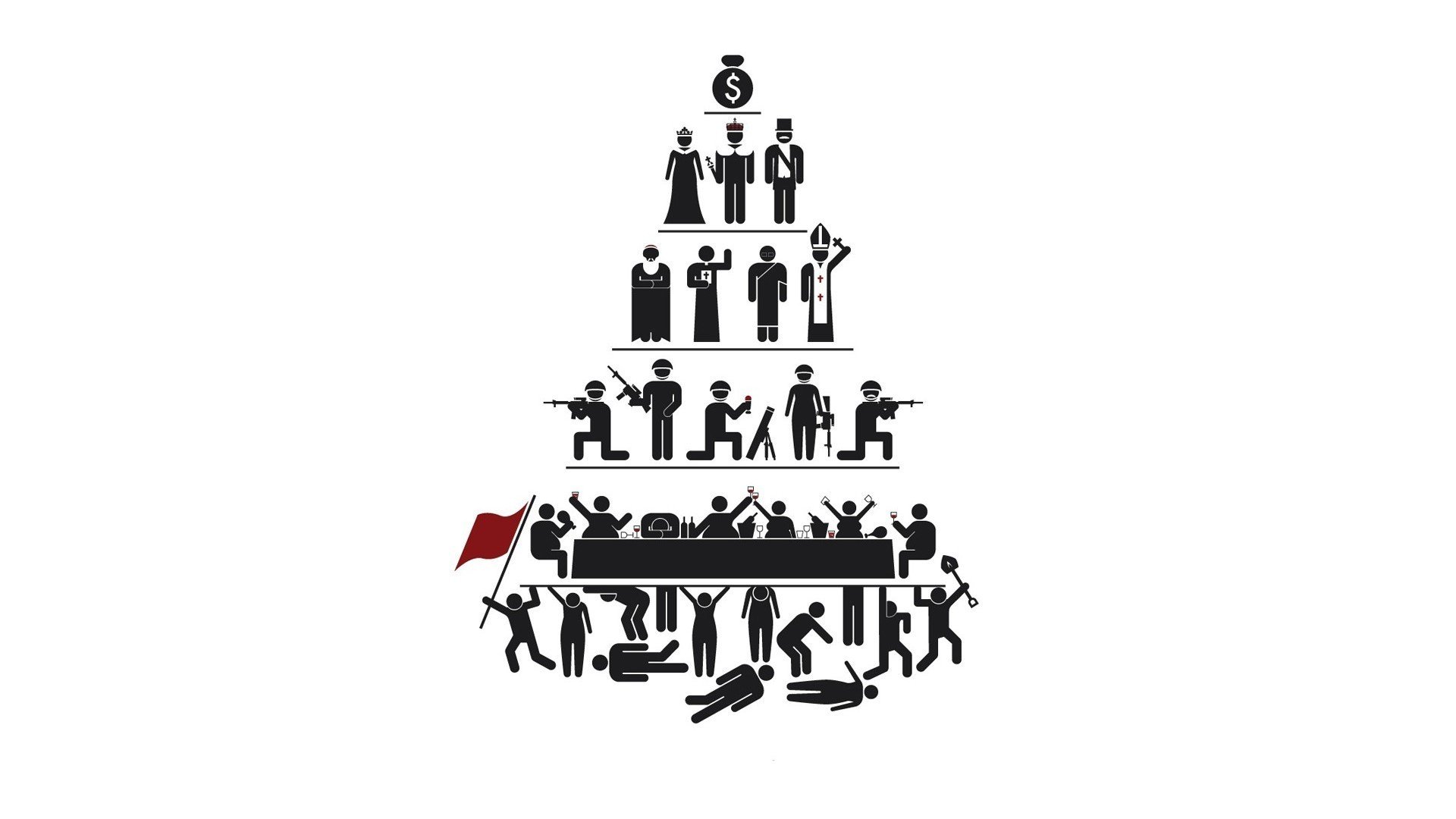 pyramid, Capitalism Wallpaper