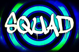 blue, Green, White, Graffiti, Suicide Squad
