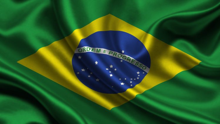 Brazil, Brasil, Flag HD Wallpaper Desktop Background