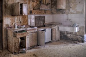 kitchen, Interior, Ruin