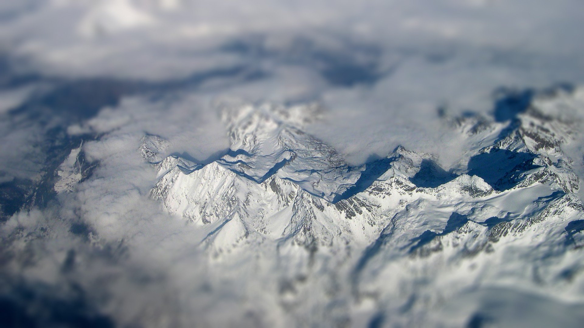 mountains, Snow Wallpaper