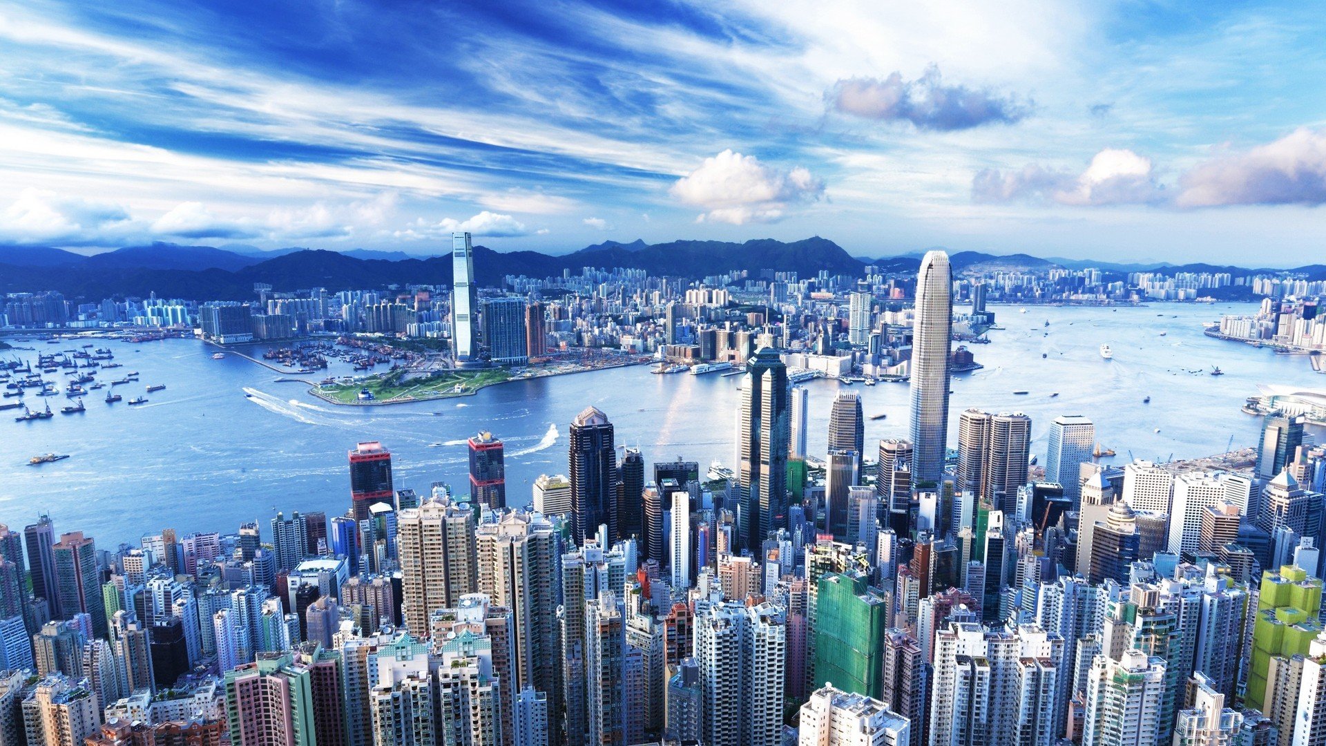 city, Building, Hong Kong Wallpaper