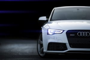 Audi, Audi RS5, Headlights, LED headlight, Lens flare