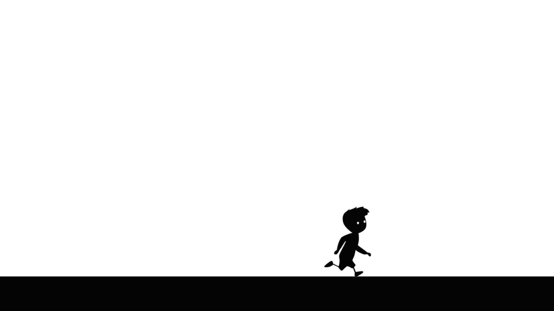 running, Black, White, Limbo Wallpapers HD / Desktop and Mobile Backgrounds