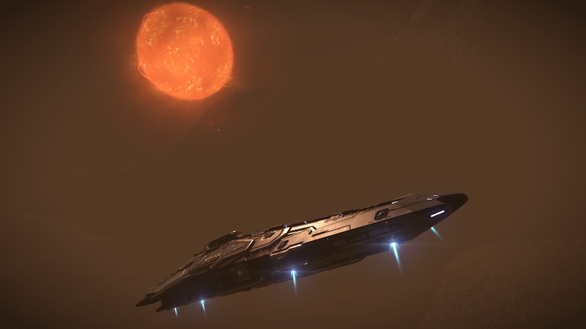 Elite: Dangerous, Federal Corvette Wallpaper