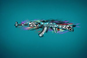 Frontside  Misty, AK 47, Counter Strike: Global Offensive, Colorful, Weapon, Military