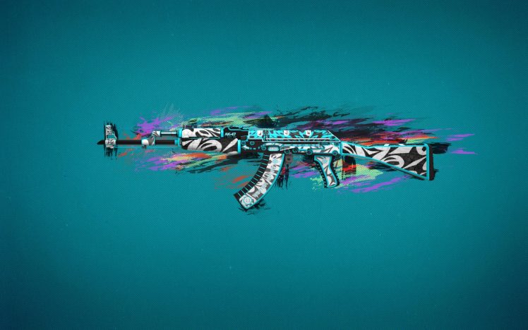 Frontside Misty Ak 47 Counter Strike Global Offensive Colorful