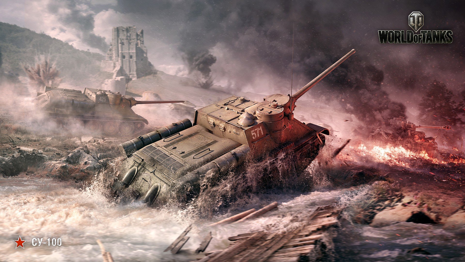 World of Tanks, SU 100 Wallpaper