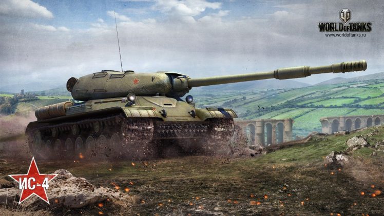 World of Tanks, ИС 4 HD Wallpaper Desktop Background