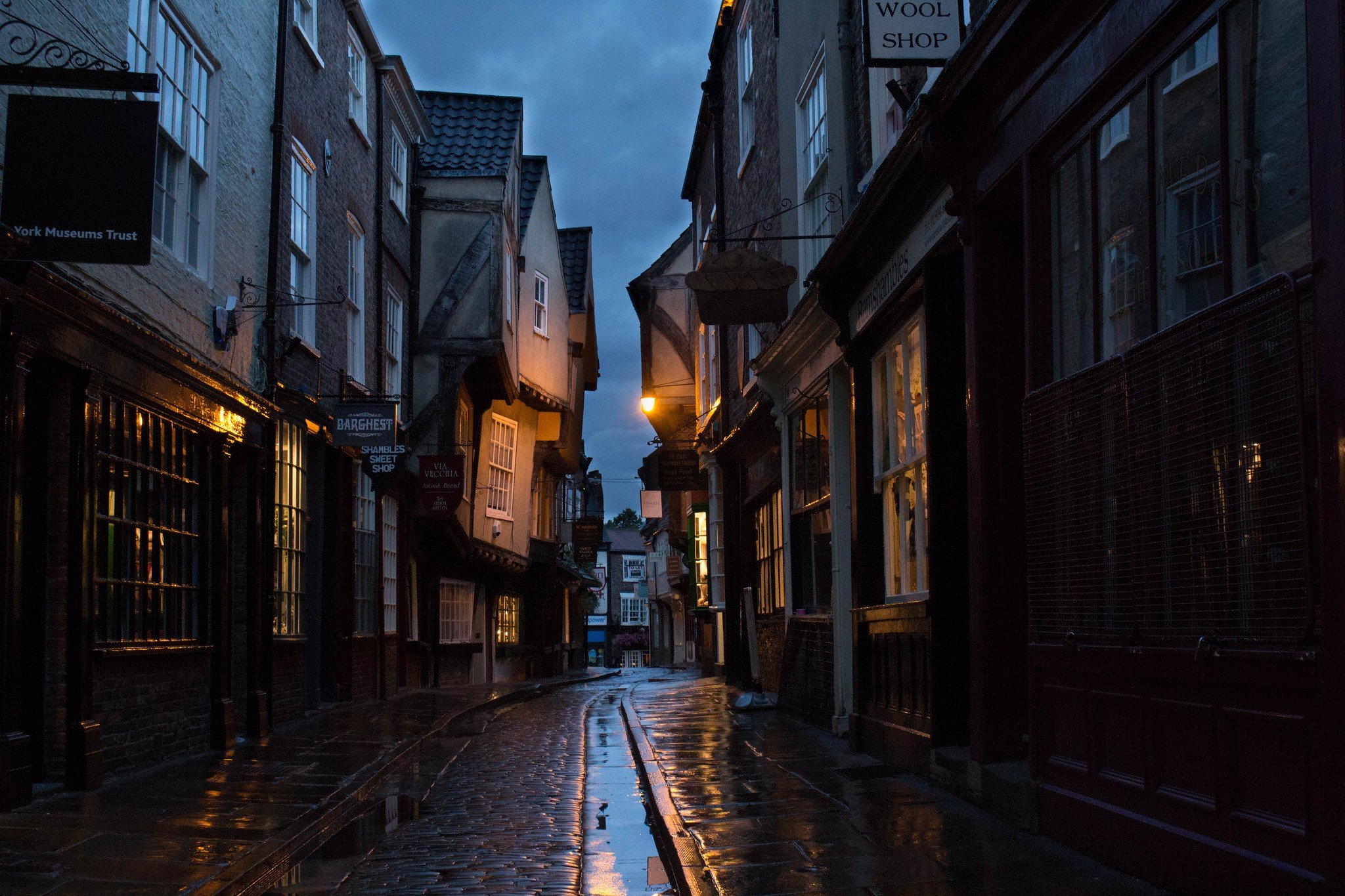 city, York, Old building, Street Wallpaper