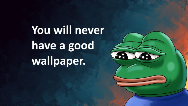 Pepe (meme), FeelsBadMan, Memes, Humor HD Wallpaper Desktop Background
