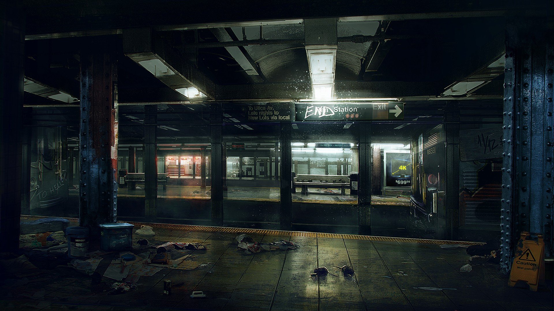 Tom Clancys The Division, Computer game, Concept art Wallpaper