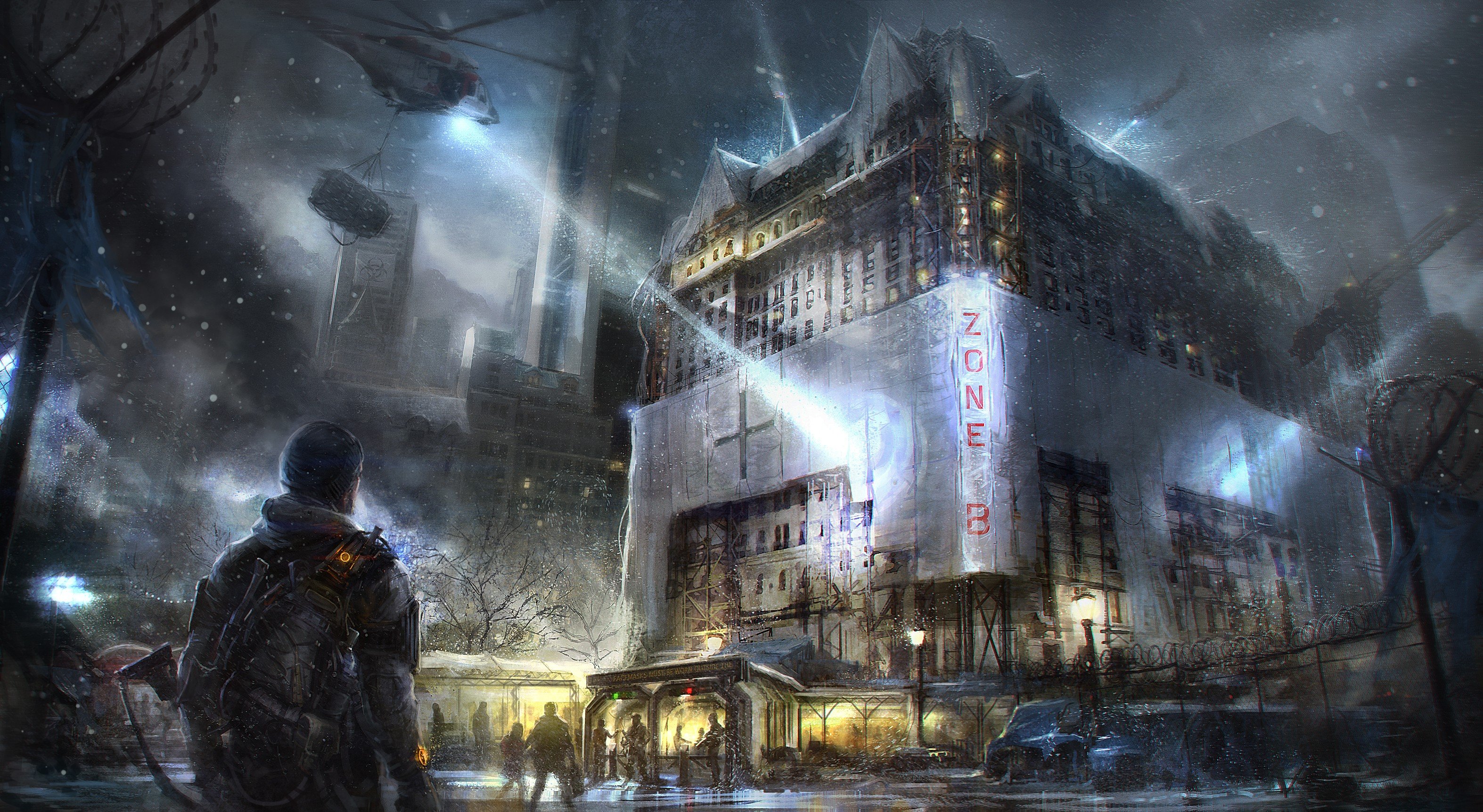 Tom Clancys The Division, Computer game, Concept art Wallpaper