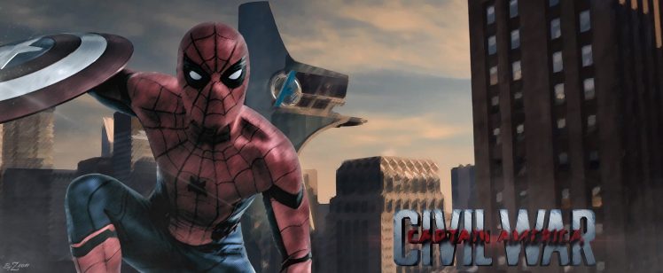 Captain America: Civil War, Spider Man, Captain America HD Wallpaper Desktop Background