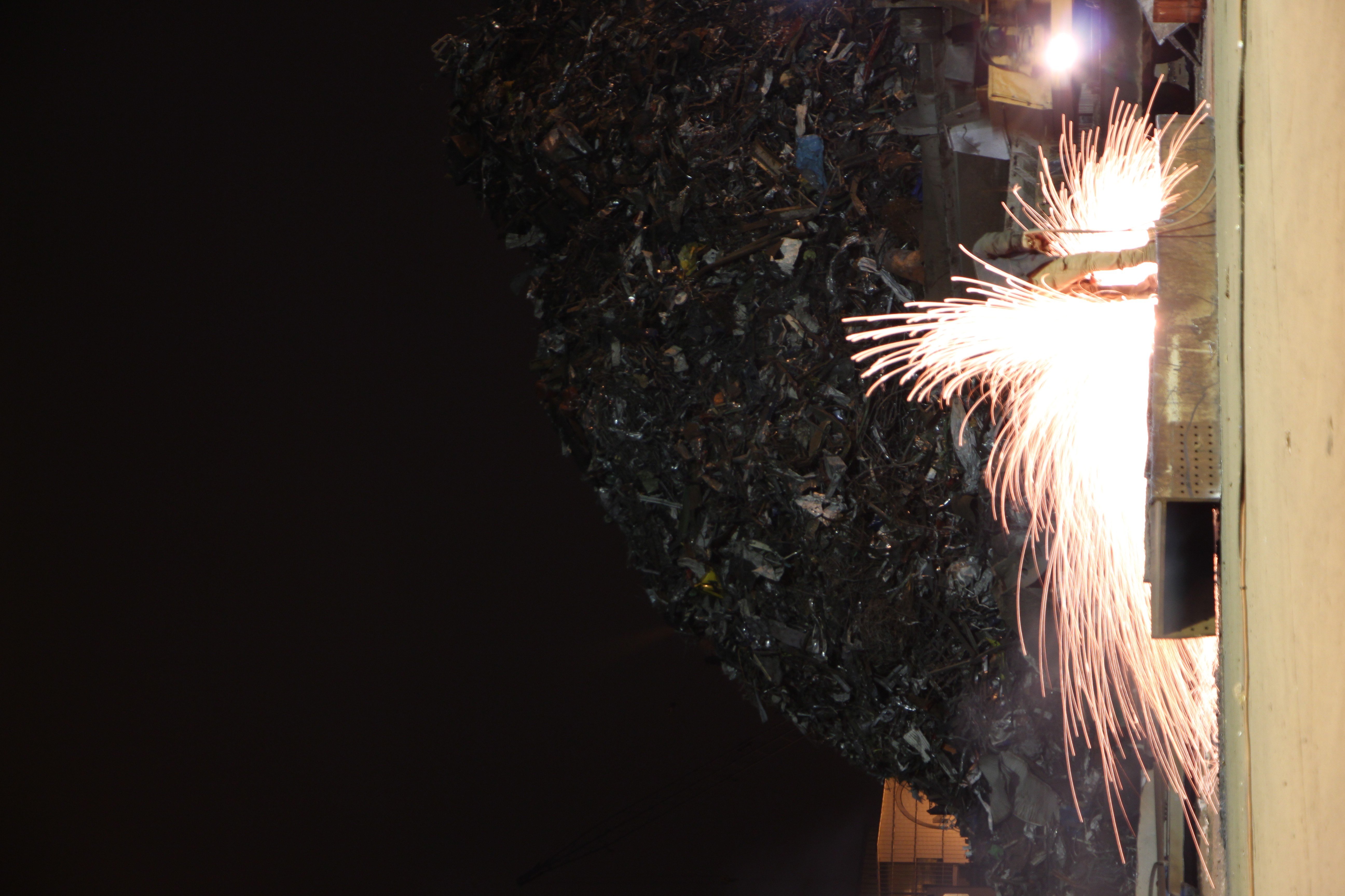 Hamburg, Night, Sparks Wallpaper