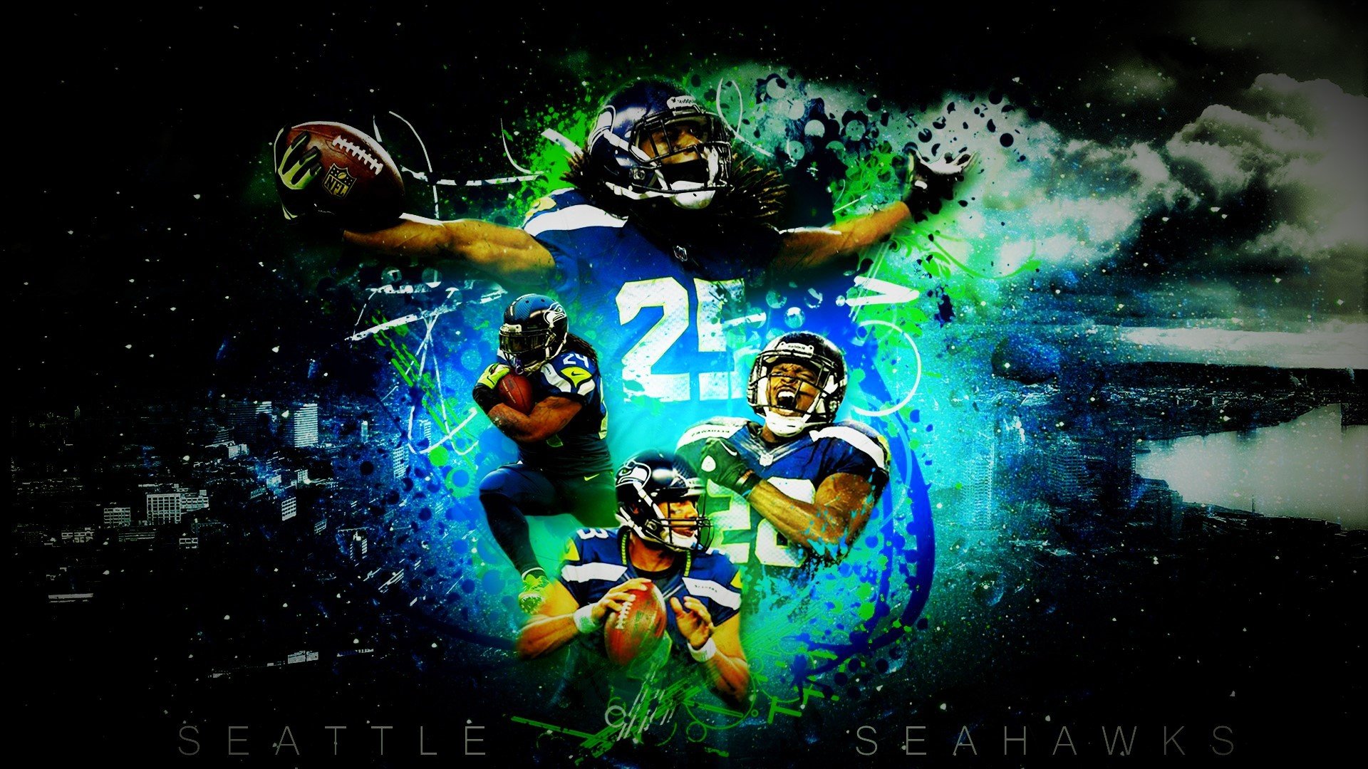 rugby, Seattle Seahawks, American football, NFL Wallpaper