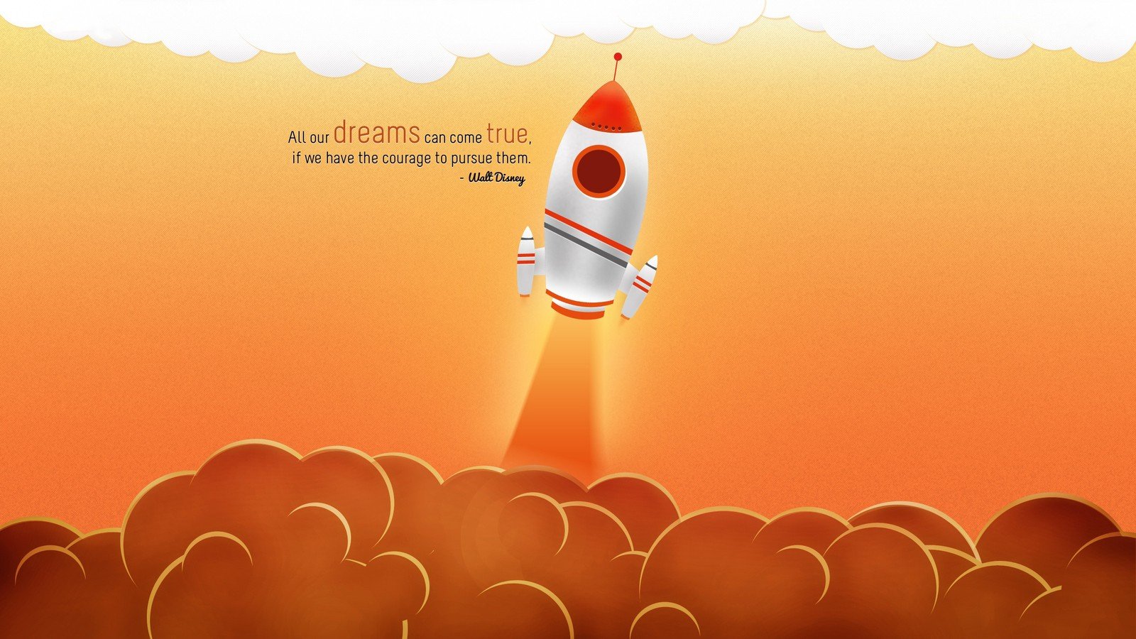 Walt Disney, Quote Wallpaper