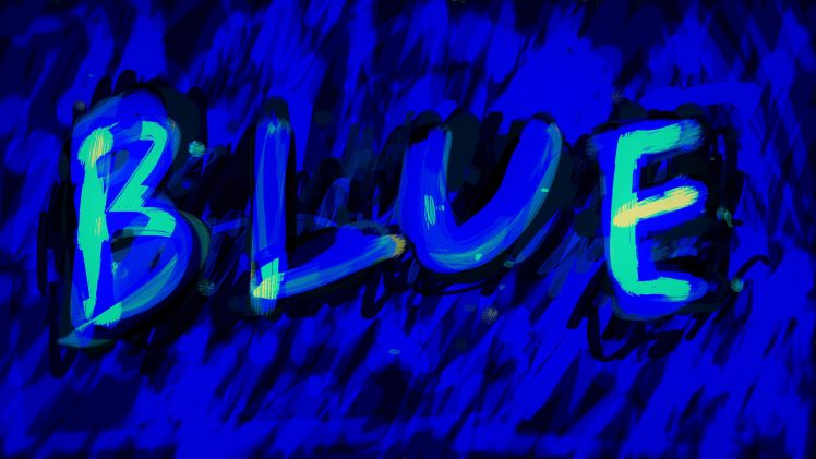 Spec Art, Blue, Painting HD Wallpaper Desktop Background