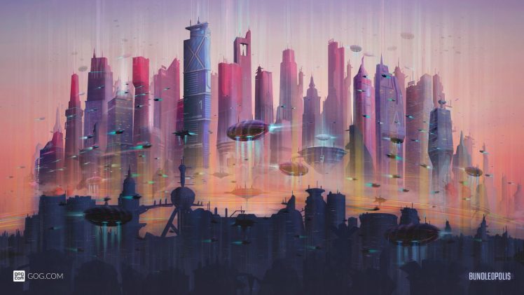 GOG.com, Futuristic, Cityscape HD Wallpaper Desktop Background