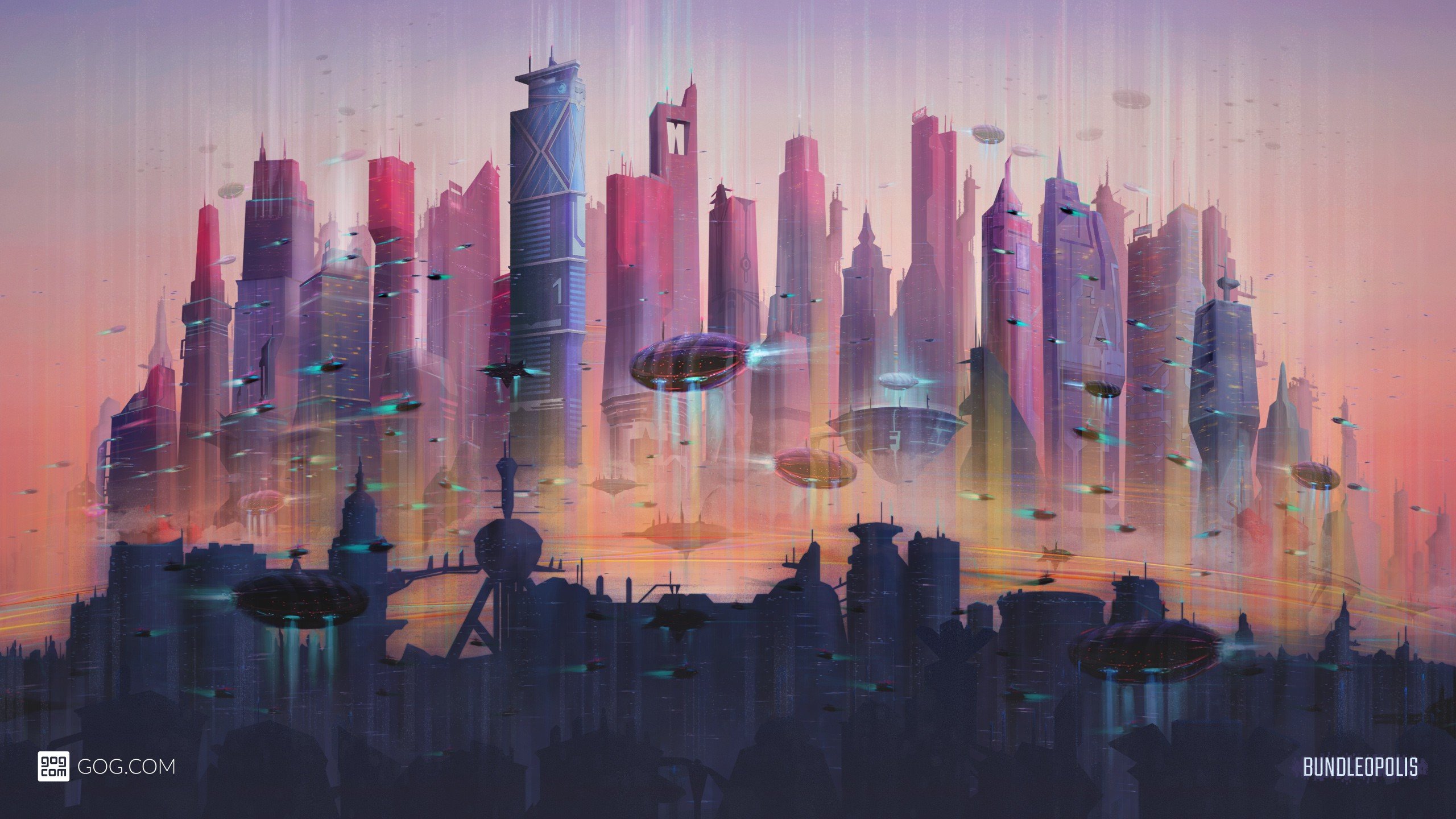 GOG.com, Futuristic, Cityscape Wallpaper