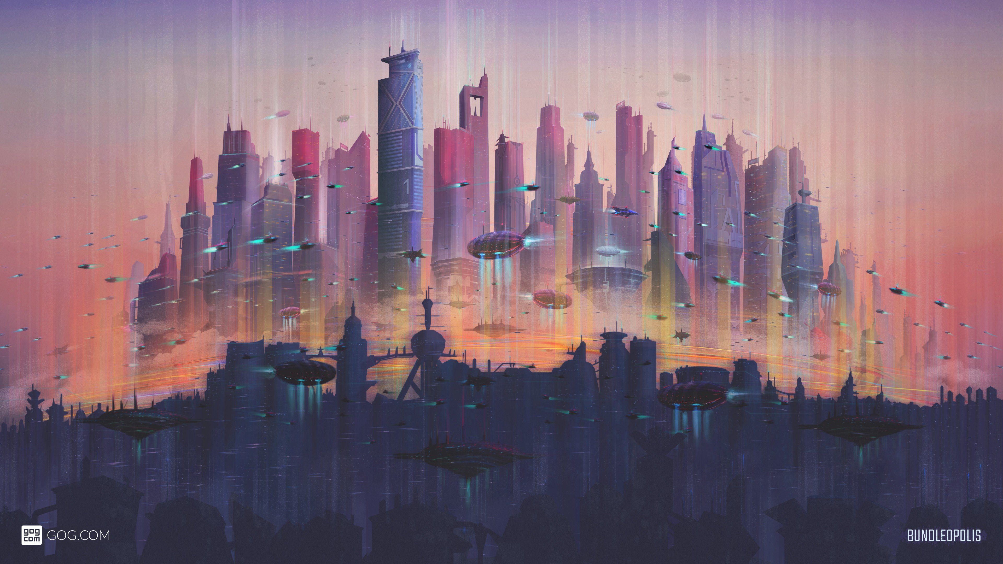 GOG.com, Futuristic, Cityscape Wallpapers HD / Desktop and Mobile Backgrounds