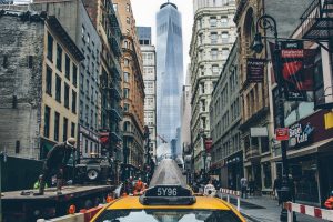 city, New York City, Taxi, Building