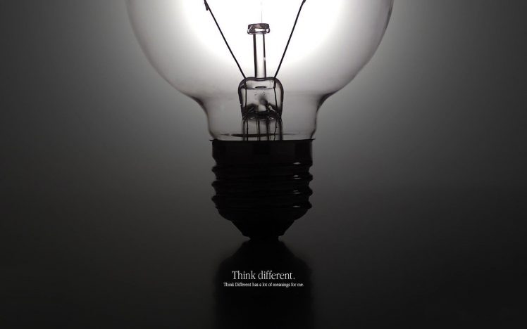 light bulb, Quote HD Wallpaper Desktop Background