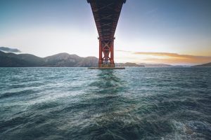 Golden Gate Bridge, Water, San Francisco, Hills