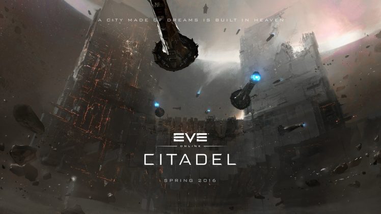 EVE Online, EVE online citadel, Ccp HD Wallpaper Desktop Background