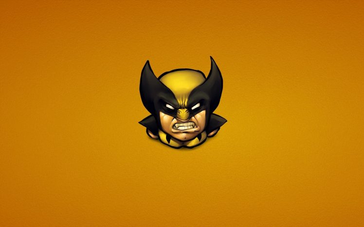 Wolverine, Paul Davey, Yellow, Minimalism HD Wallpaper Desktop Background