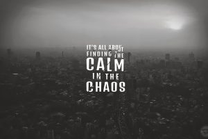 calm, Chaos, Black, White, Dzine