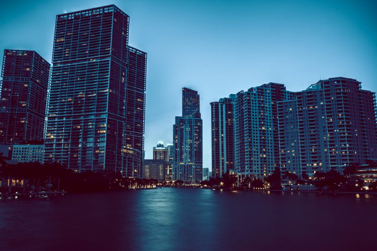 city, Florida, Miami HD Wallpaper Desktop Background