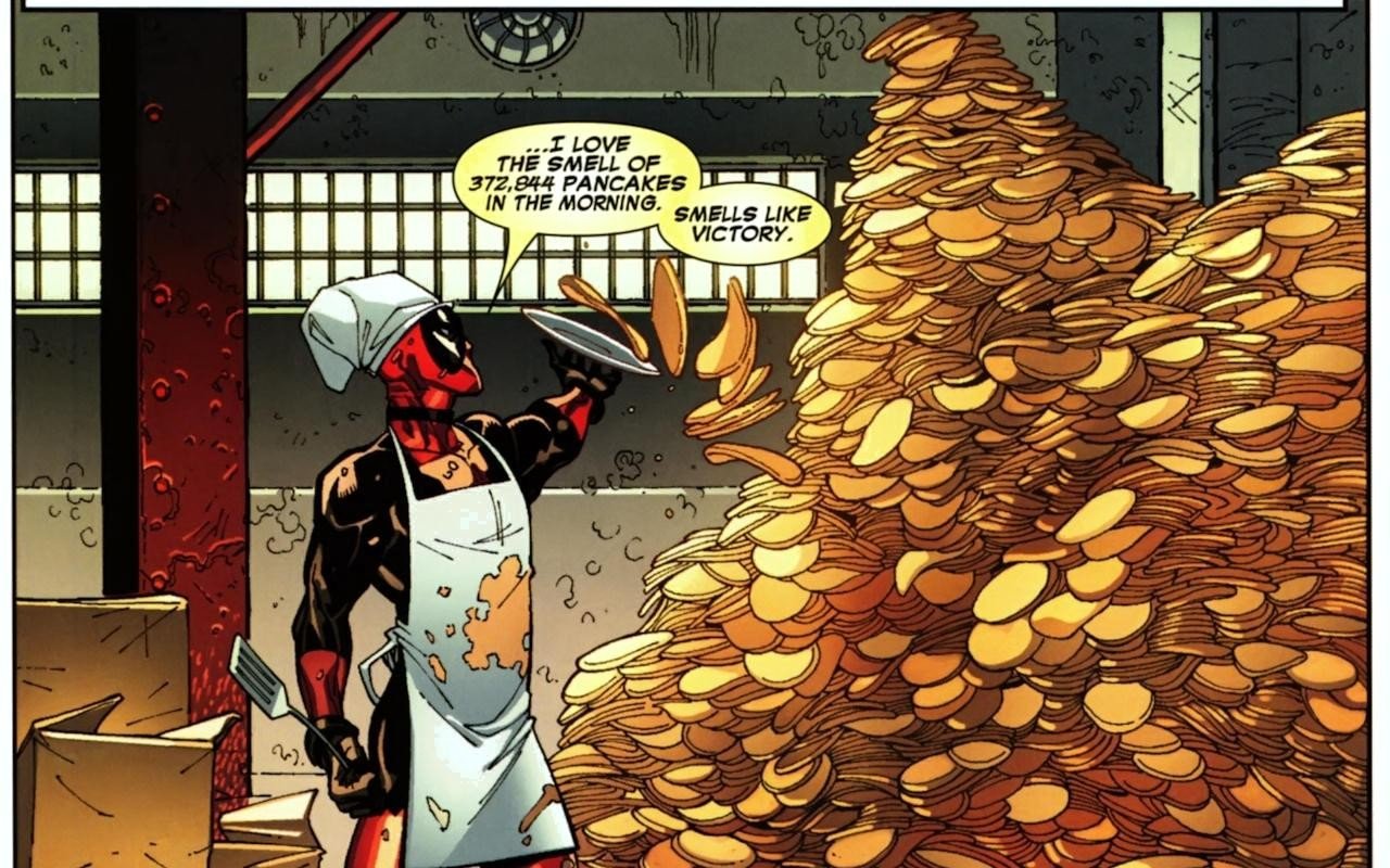Deadpool, Pancakes Wallpaper