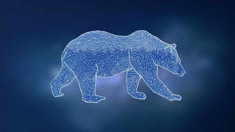 bears, Blurred, Blue, Grid HD Wallpaper Desktop Background