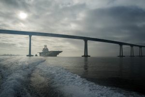military, Ship, Bridge, San Diego, Coronado bay bridge
