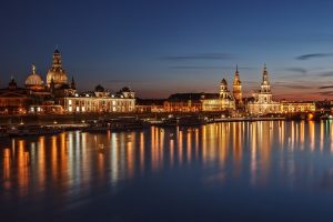 city, Dresden, River