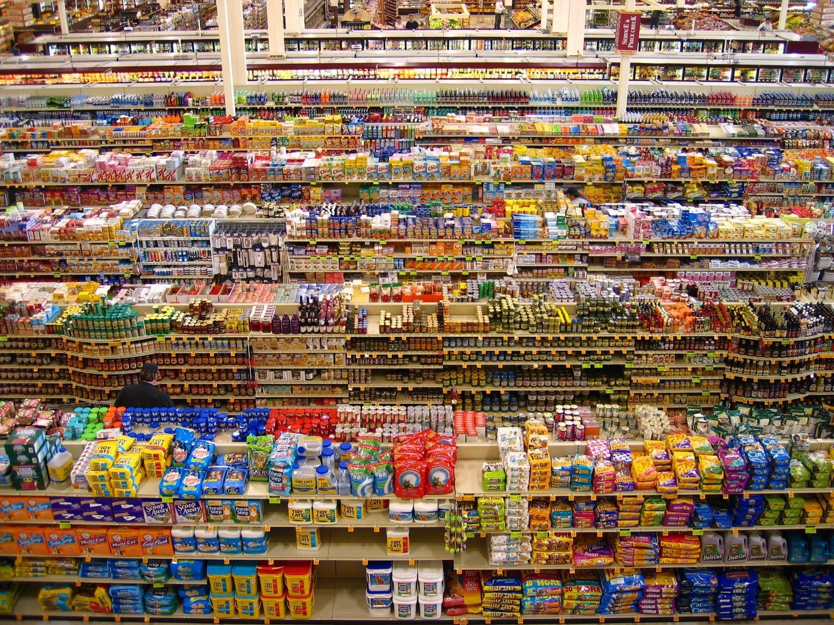 super market, Markets, Food, Lines Wallpaper