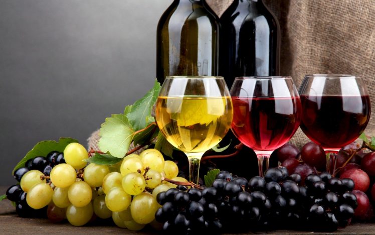 wine, Grapes, Drink, Alcohol, Fruit, Food, Bottles HD Wallpaper Desktop Background