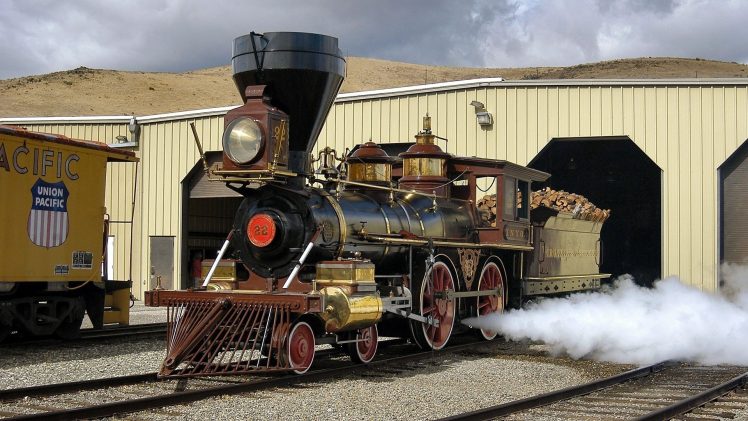 vintage, Steam locomotive HD Wallpaper Desktop Background