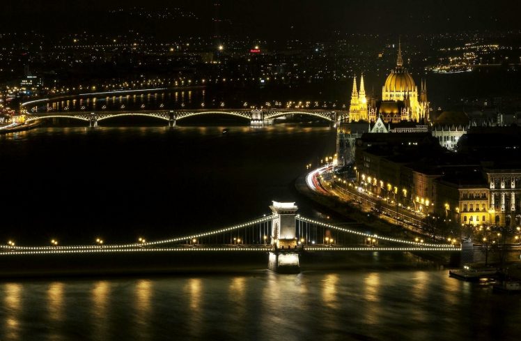 Budapest, Hungary, Hungarian Parliament Building HD Wallpaper Desktop Background