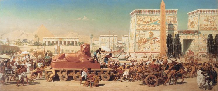Egypt, Gods of Egypt, Edward John Poynter, Israel in Egypt HD Wallpaper Desktop Background