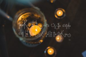 quote, Candles, Typography