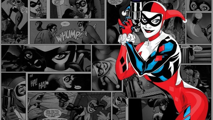 Harley Quinn, DC Comics, Comics, Comic books HD Wallpaper Desktop Background