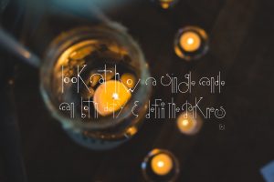 quote, Candles, Typography